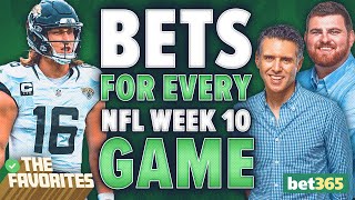 NFL Week 10 Betting Predictions \& BETS for EVERY NFL Game! NFL Expert Picks | The Favorites Podcast