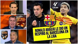 BARCELONA se salvó y LOGRÓ AGÓNICO TRIUNFO vs Real Sociedad. Ronald Araújo, el héroe | Futbol Center