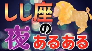 しし座は外で昼間から！？12星座別夜のあるある！【夜の性用占星術】