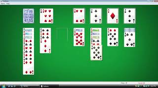 Microsoft Solitaire Gameplay on Windows Vista VirtualBox