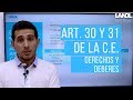 De los derechos y deberes de los ciudadanos Art. 30 y 31 de la CE