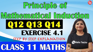 PMI Ex 4.1 (Q12 Q13 Q14) Principle of Mathematical Induction Chapter 4 Class 11 NCERT Maths