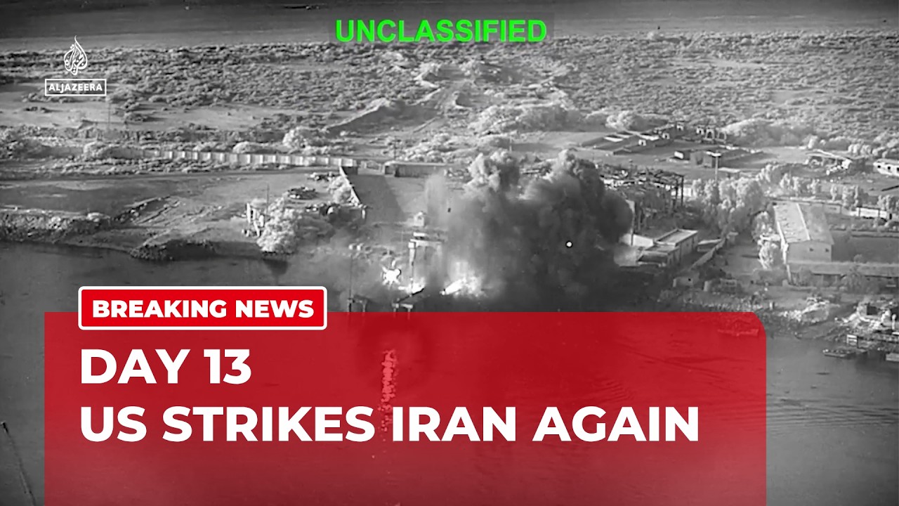 Breaking News: US launches 13th consecutive night of strikes on Iran, CENTCOM says