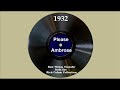 1932 Ambrose - Please (Sam Browne, vocal)