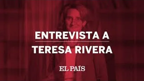 Teresa Rivera: Har todo lo posible porque Espaa te...