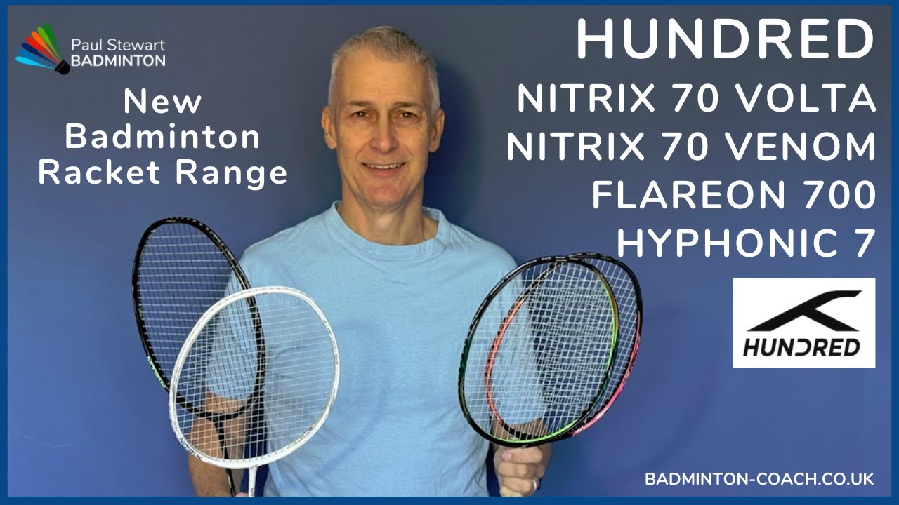 Hundred Badminton Rackets - My First Look - YouTube