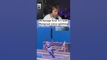 MrSavage 1v1 Mongraal after splitting...