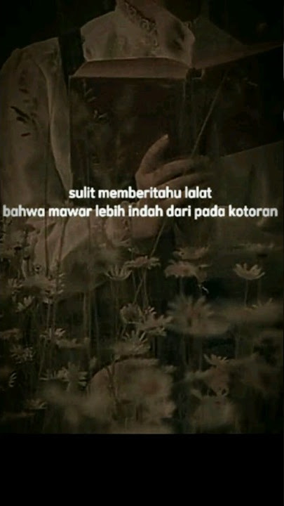 sulit memberi tahu lalat bahwa bunga lebih baik dari pada kotoran #haha