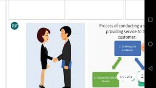 Customer relation&services 4,5&6| Employability skills screenshot 2