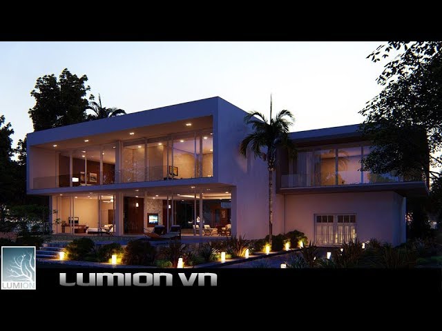 Garden Villa Project | sketchup model and lumion 8