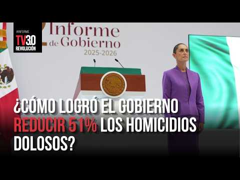 Homicidios dolosos bajan 51%: Sheinbaum reporta 44 menos cada día