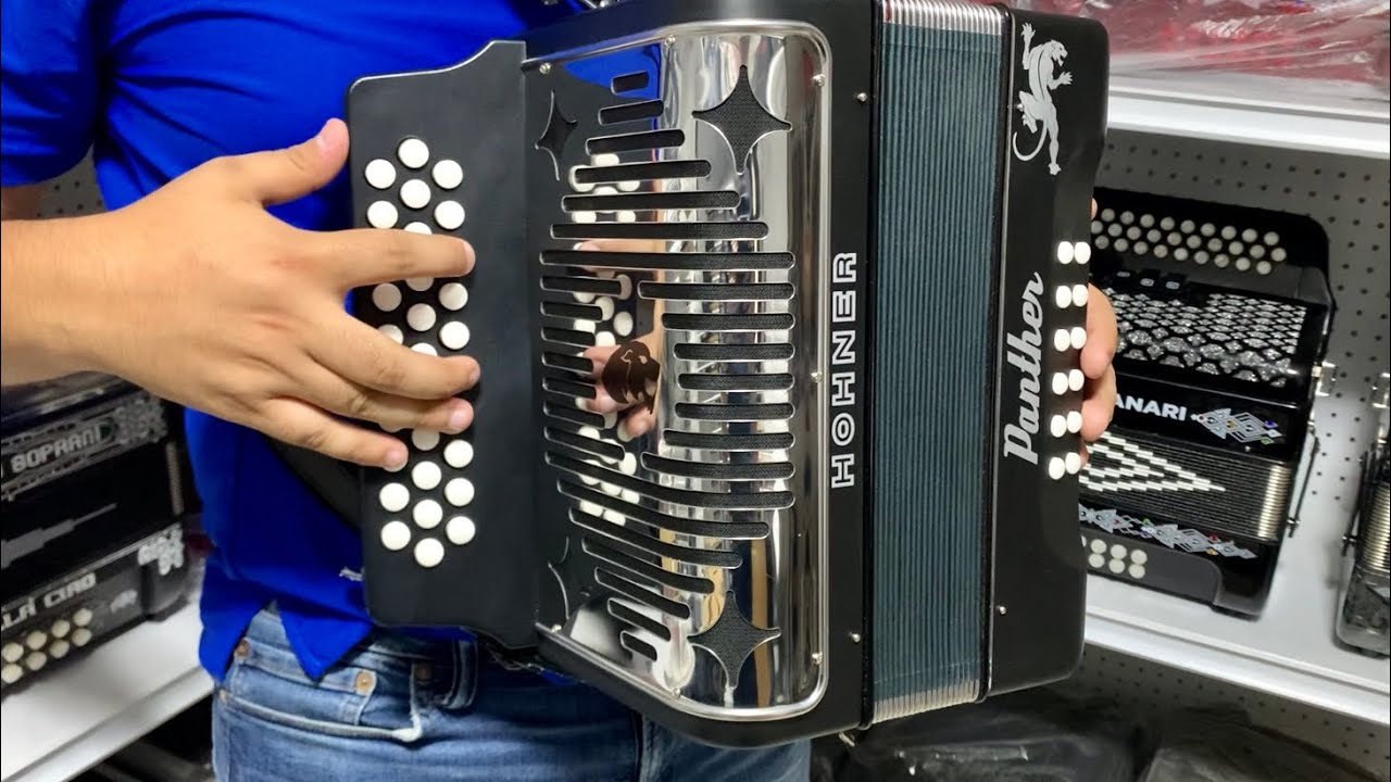 Rifa 20 acordeón Hohner Panther tono a elegir (Fa o Sol) YouTube