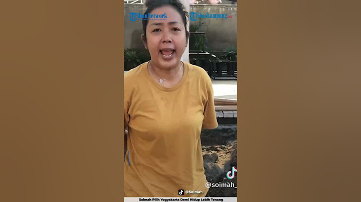 SOIMAH CHOOSES YOGYAKARTA FOR A MORE PEACEFUL LIFE | @TribunLampungOfficial