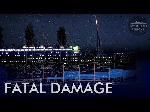 How the iceberg sank Titanic | Oceanliner Designs