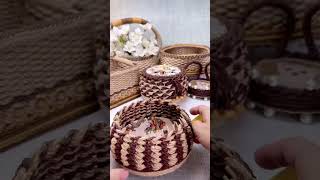 How to Make a Beautiful Basket with Lid, DIY Basket Craft Idea with Jute Rope #diy #handmade #craft