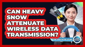 Can Heavy Snow Attenuate Wireless Data Transmission?