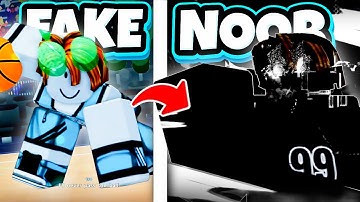 Pretending To Be A NOOB In RANKED BASKETBALL ZERO... Then DOMINATING