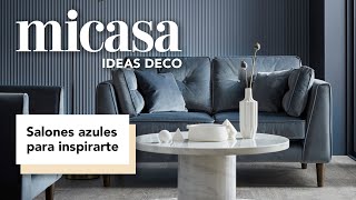 Salones azules más bonitos para que encuentres la inspiración que buscas | DecoraciónTV