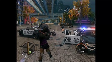 Saints Row 3 Rampage - Destruction and Big Fiery Explosions