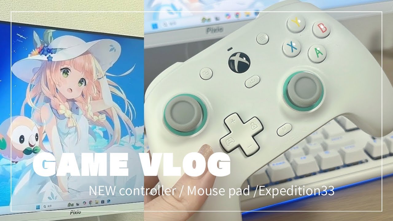 Game vlog｜コントローラー購入🎮🩵新しいゲーム始めました｜Expedition33