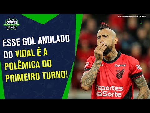 VIDAL MARCA GOLAÇO E TEM GOL ANULADO PELO VAR! O JUIZ ACERTOU?