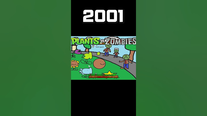 Evolution of Plants vs Zombies