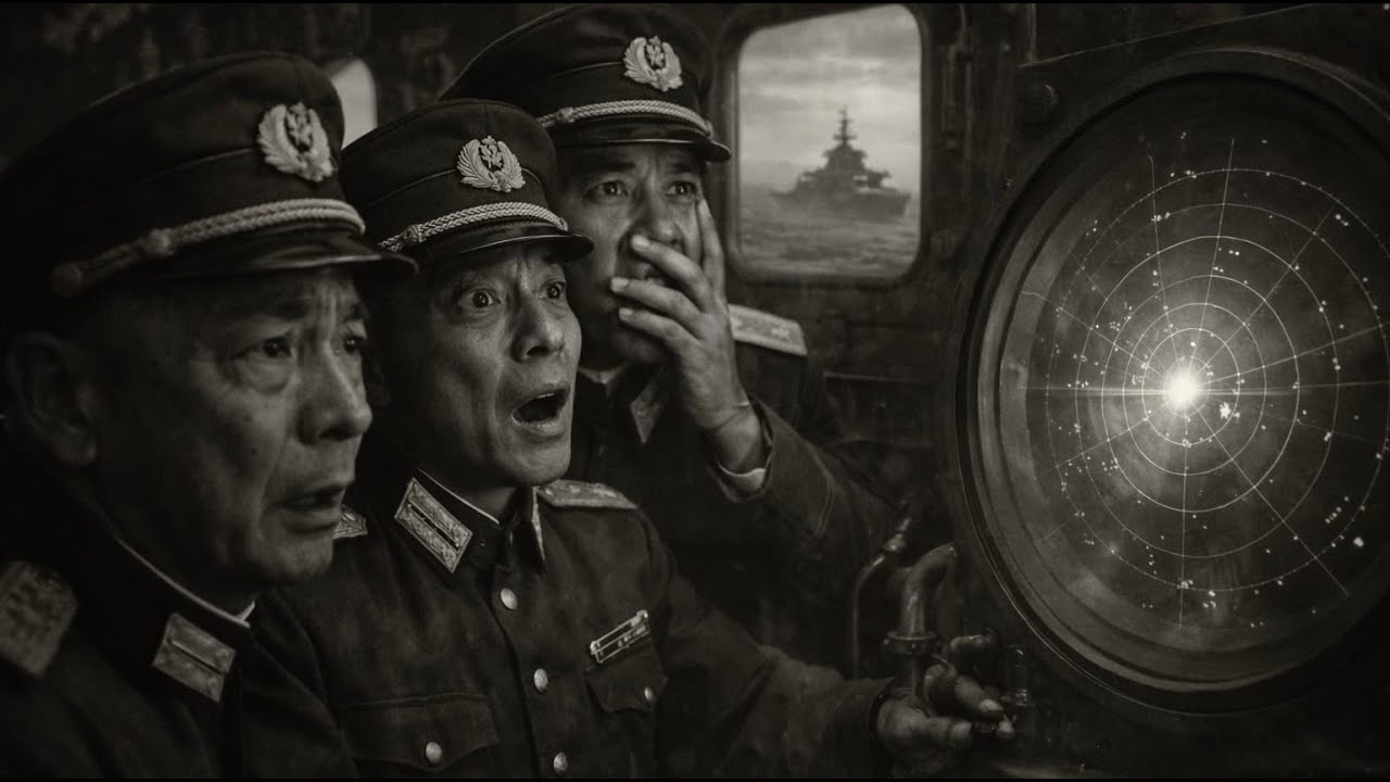 When Japanese Admirals Realized U.S. Radar Had Changed Naval Warfare Forever ( AI RECONSTRUCTION )