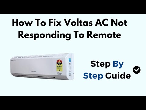 How To Fix Voltas AC Not Responding To Remote