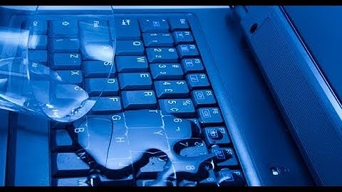 How to repair the keyboard of a laptop after a water spillage/flood