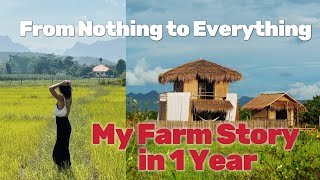 Ep.19 My 1 Year Farm Life In Thailand - What Have I Done? 我的泰国农场建造年度总结