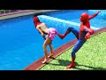 GTA 5 SPIDERMAN Water Ragdolls Jumps/Fails (Euphoria Physics Funny Moments)