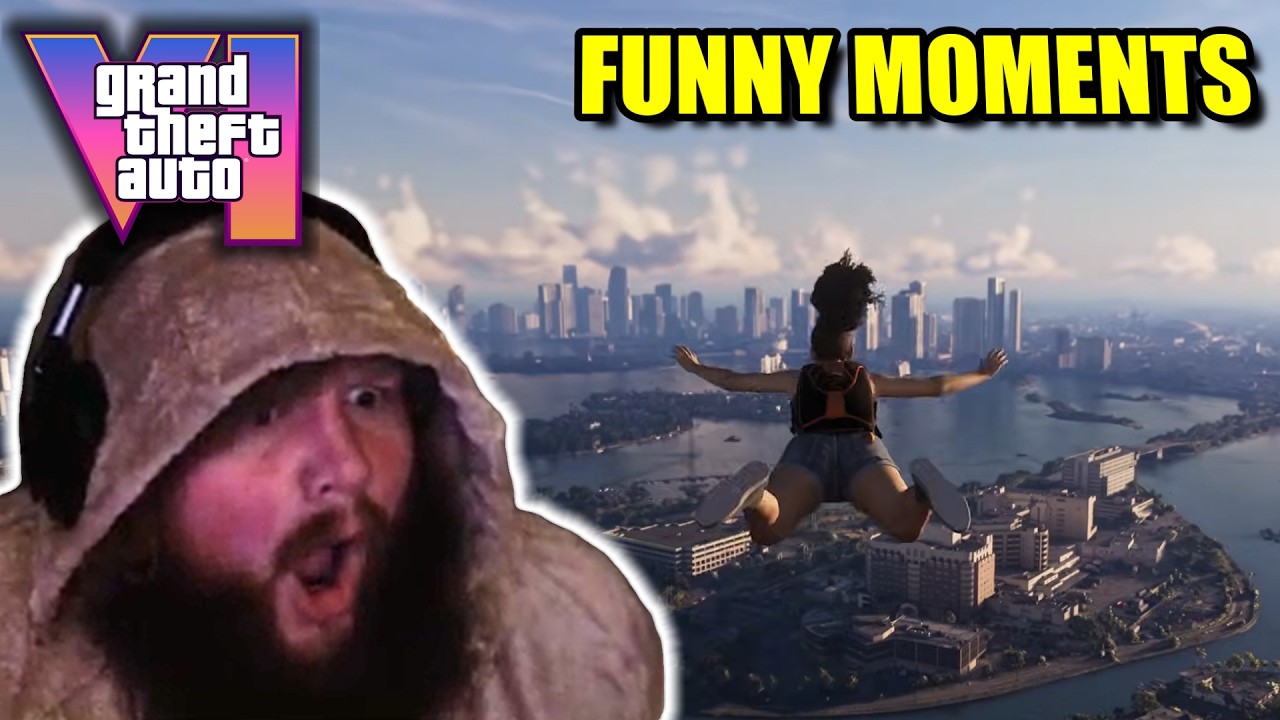 Best of CaseOh Reacting to GTA VI! (FUNNY MOMENTS)