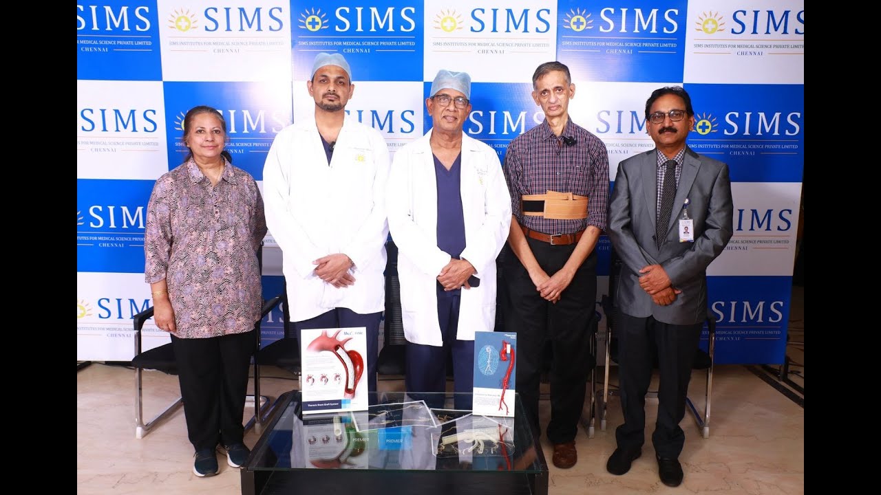 Press Meet : India’s First Hybrid TAVR + Frozen Elephant Trunk Surgery | SIMS Hospital Chennai