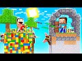 НЕПОСЛУШНЫЙ РЕБЕНОК ПОСТРОИЛ ЧАНК ИЗ ЛЕГО ПРОТИВ ЗАЩИЩЕННОГО ЧАНКА ПРО MINECRAFT