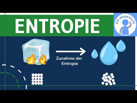 Entropie - Definition, Zunahme, Unordnung, 2. Hauptsatz der Thermodynamik einfach erklärt - Chemie @diemerkhilfe