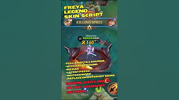 Script Skin Freya Legend - Galactic Vanquisher | Full Effects + Sounds + No Password | Yeezus