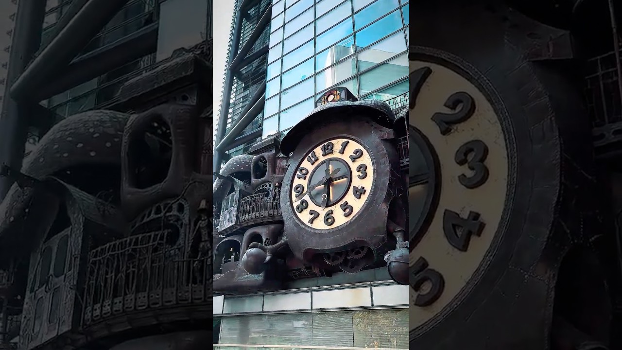 Hayao Miyazaki' BIG CLOCK in Tokyo.