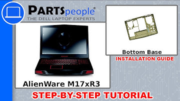 Dell AlienWare M17xR3 Bottom Base Replacement Video Tutorial