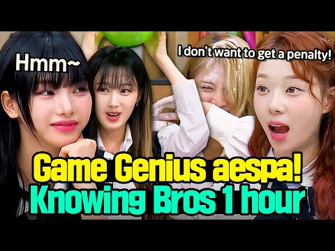 [Knowing Bros] 1hour🔥 aespa Game Legend Compilation