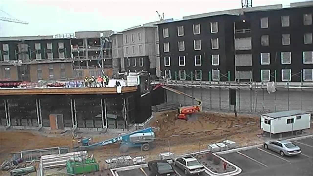Dejope Residence Hall Construction Timelapse