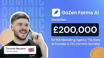 This marketing agency generates €200,000 using GoZen Forms Ai | Watch to know how