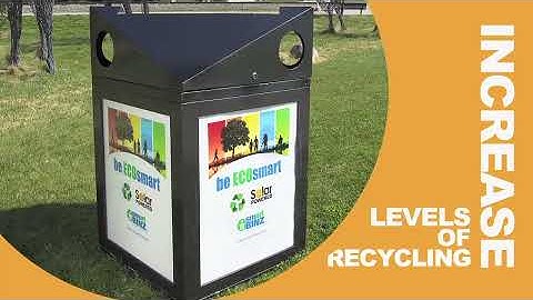 SMART BINZ Solar Powered Recycling Receptacles - Promotional Video