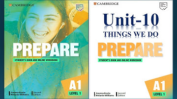 Prepare 1 2nd Edition / Unit 10: THINGS WE DO / English Listening Practice For Beginner Learners