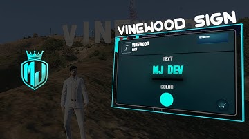 [FREE] Advanced Vinewood Sign Change Script for ESX/QBCore | FiveM Script | MJ DEVELOPMENT