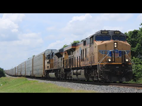 Union Pacific 8159 leads MLDNL north through Hutto Texas(6/3/26)