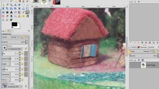 холст в Gimp;как использовать рабочее пространство Gimp для создания визиток и листовок