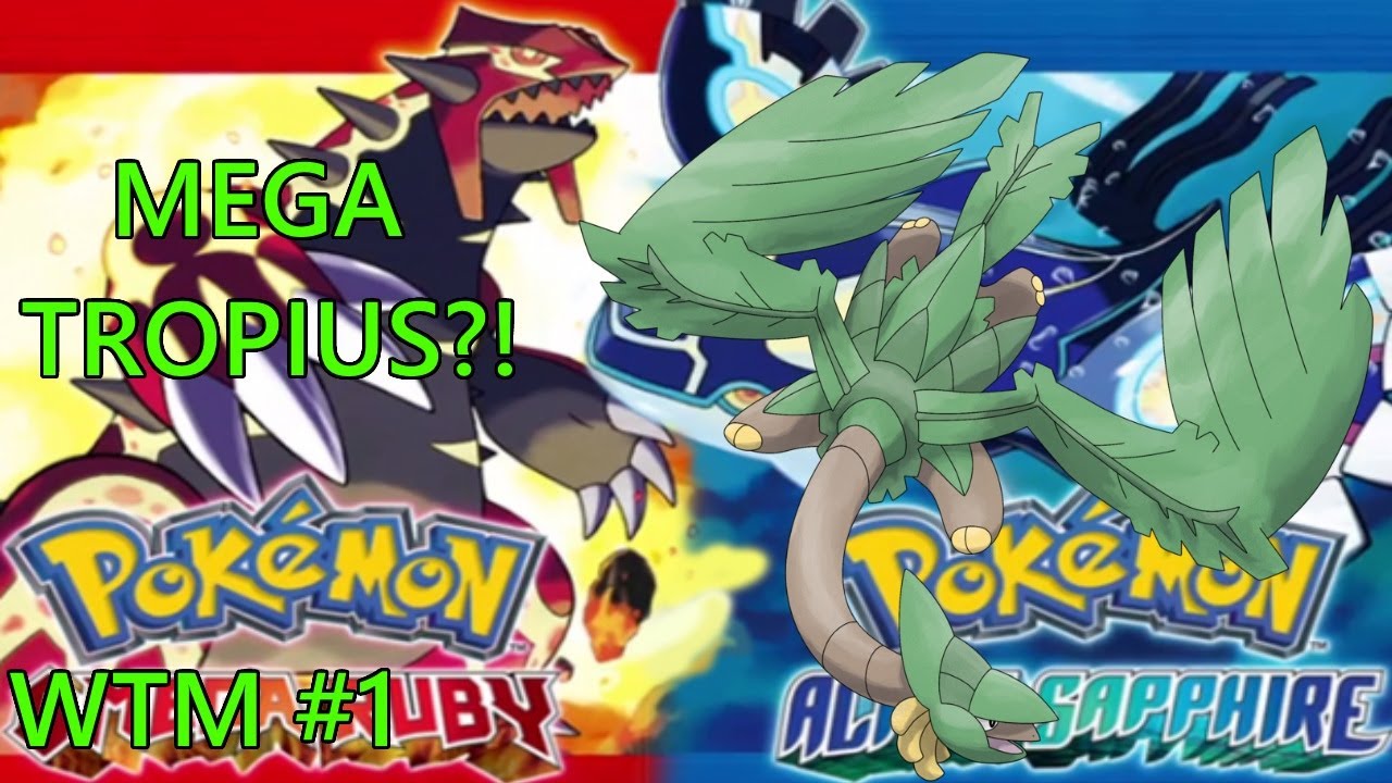 Pokémon Omega Ruby & Alpha Sapphire Mega Tropius! YouTube
