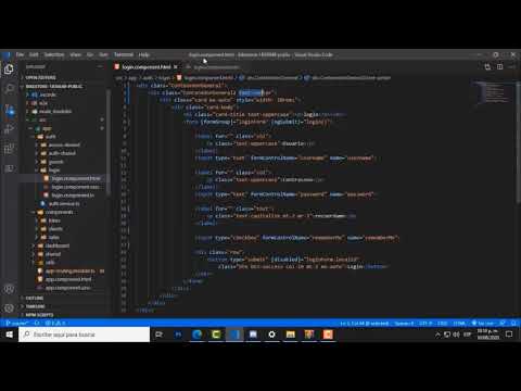 Como implementar los JWT y los HTTP Interceptors en angular 9 - YouTube