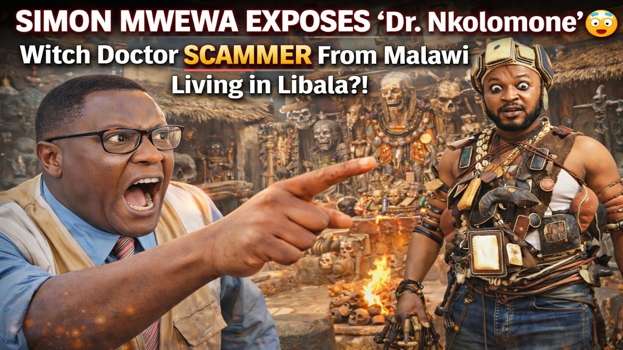 SIMON MWEWA EXPOSES “Dr. Nkolomone” 😱 Witch Doctor SCAMMER From Malawi Living in Libala?!