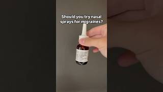 Nasal spray for migraines